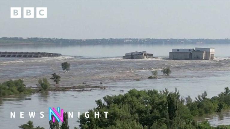 Ce a cauzat ruperea barajului din Ucraina?